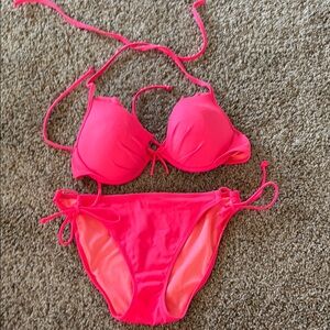 Vibrant Pink Bikini Set